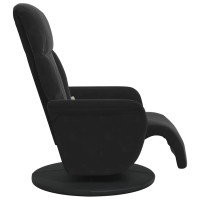 Produktbild för Massagefåtölj Svart 91 x 71 x 105 cm Sammet