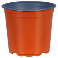 Produktbild för Blomkruka 100 pcs Terracotta Ø 15 x 13 cm Plast
