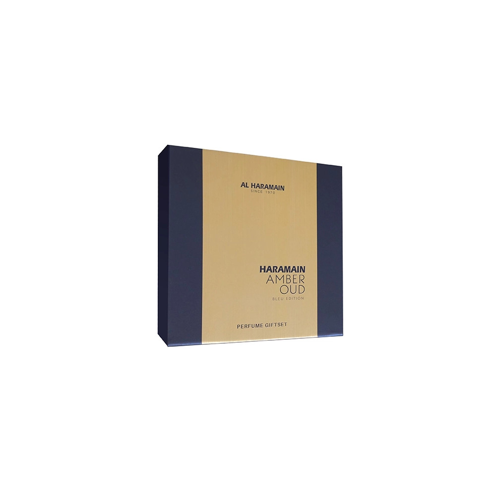 Produktbild för Al Haramain Amber Oud Bleu Edition SET U (EDP 75ml + EDP 30ml + DEO 200ml)