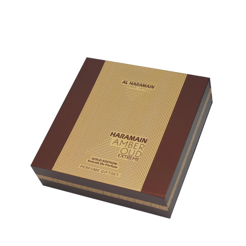 Al Haramain Al Haramain Amber Oud Extreme Gold Edition SET U (Extrait 75ml + Extrait 30ml + DEO 200ml)