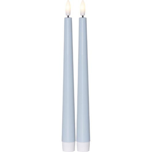 STAR TRADING Antikljus STAR T LED Candy 26cm blå 2/fp