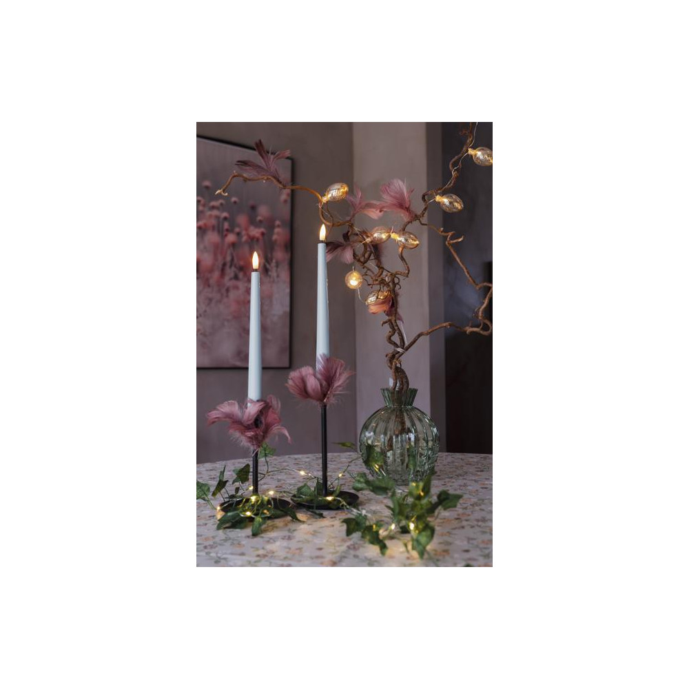 Produktbild för Antikljus STAR T LED Candy 26cm blå 2/fp