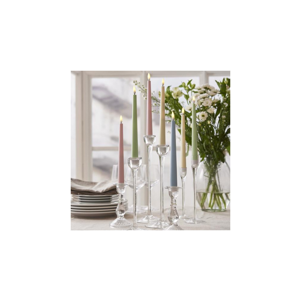 Produktbild för Antikljus STAR T LED Candy 26cm blå 2/fp