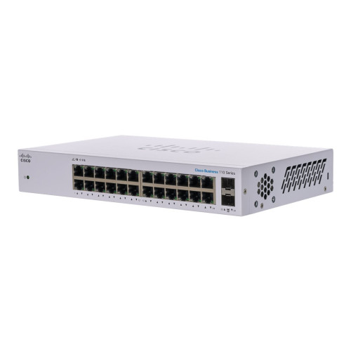 Cisco Systems Cisco Business 110 Series 110-24T - switch - 24 portar - ohanterad - rackmonterbar