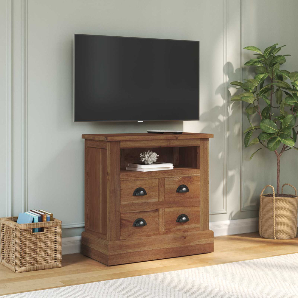Produktbild för Förvaringsskåp Naturfärg 60 x 30 x 60 cm Massivt teakträ