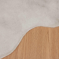 Produktbild för Halkfri matta i konstgjord kaninfäll OLITE Beige 50 x 80 cm