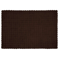 Produktbild för Halkfri filt i konstgjord kaninfäll Olite Kamel 150 x 220 cm