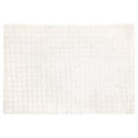 Produktbild för Halkfri filt i konstgjord kaninfäll Olite Vit 150 x 220 cm