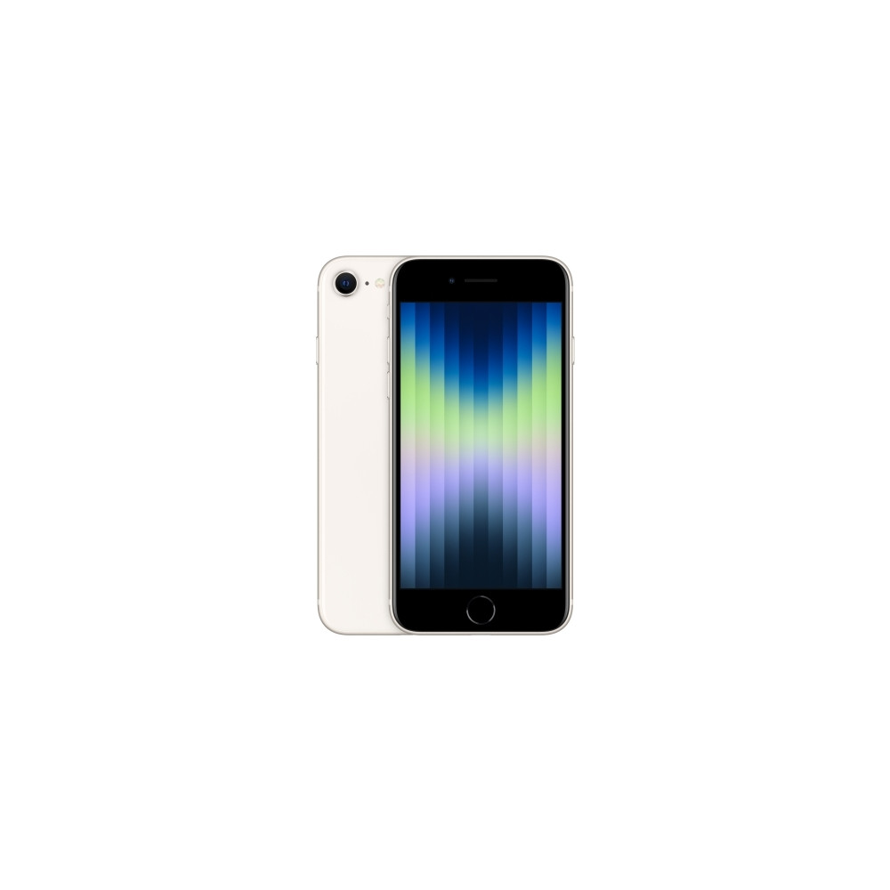 Produktbild för Apple iPhone SE (3rd generation) - starlight - 5G smartphone - 128 GB - GSM