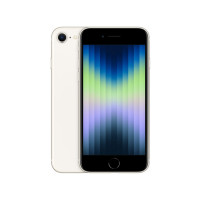 Produktbild för Apple iPhone SE (3rd generation) - starlight - 5G smartphone - 128 GB - GSM