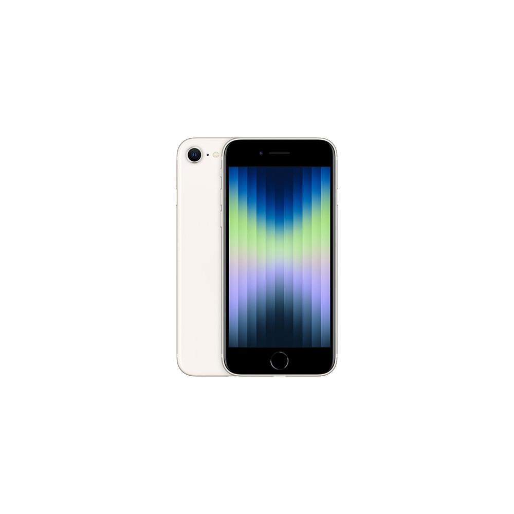 Produktbild för Apple iPhone SE (3rd generation) - starlight - 5G smartphone - 128 GB - GSM