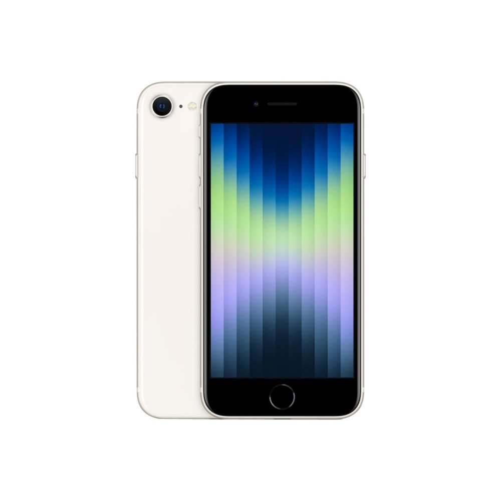 Produktbild för Apple iPhone SE (3rd generation) - starlight - 5G smartphone - 128 GB - GSM