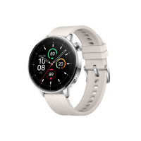 Produktbild för OnePlus Watch 3 - rostfritt stål - smart klocka med rem - 32 GB - silver steel