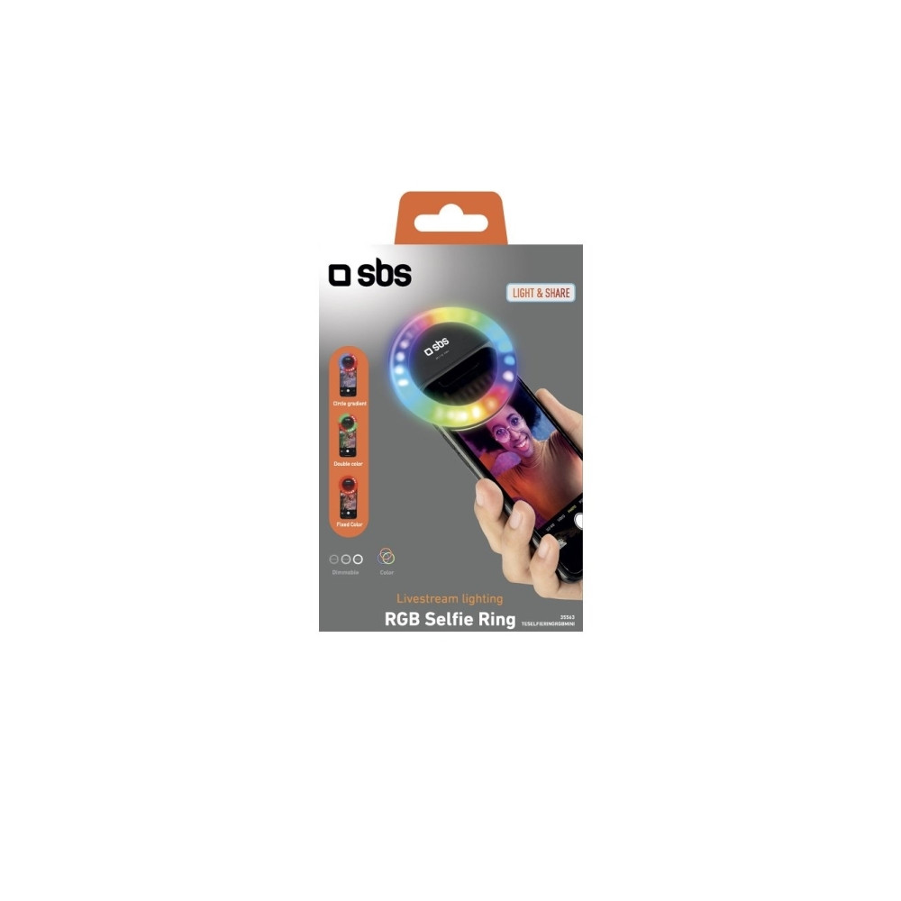 Produktbild för SBS TESELFIERINGRGBMINI, LED, 3 cm, 6 cm, 10 g, 30 mm, 110 m...