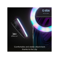 Produktbild för SBS TESELFIERINGRGBMINI, LED, 3 cm, 6 cm, 10 g, 30 mm, 110 m...