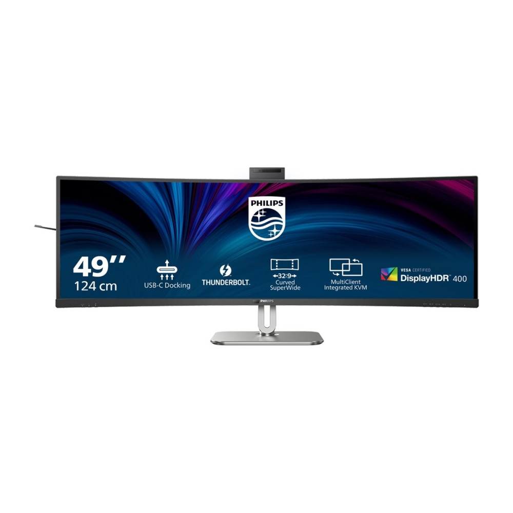 Produktbild för Philips 49B2U6903CH - 6000 Series - LED-skärm - böjd - 49" - HDR