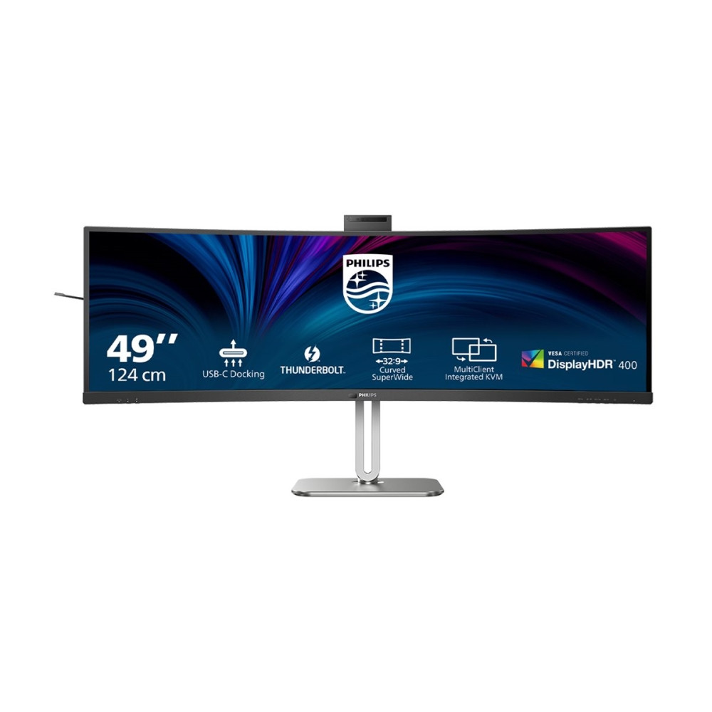Produktbild för Philips 49B2U6903CH - 6000 Series - LED-skärm - böjd - 49" - HDR