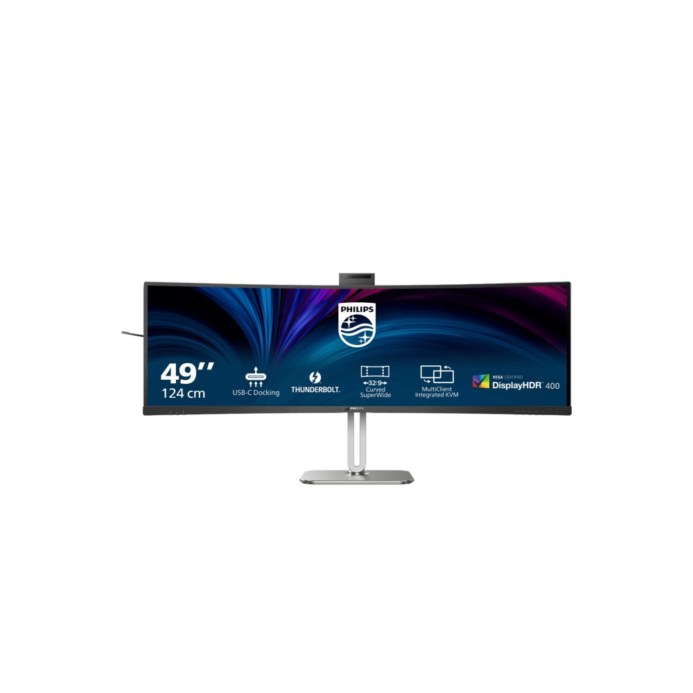 Produktbild för Philips 49B2U6903CH - 6000 Series - LED-skärm - böjd - 49" - HDR