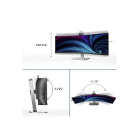 Produktbild för Philips 49B2U6903CH - 6000 Series - LED-skärm - böjd - 49" - HDR