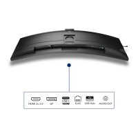 Produktbild för Philips 49B2U6903CH - 6000 Series - LED-skärm - böjd - 49" - HDR