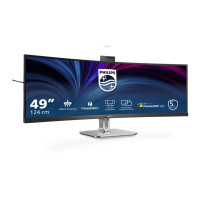 Produktbild för Philips 49B2U6903CH - 6000 Series - LED-skärm - böjd - 49" - HDR