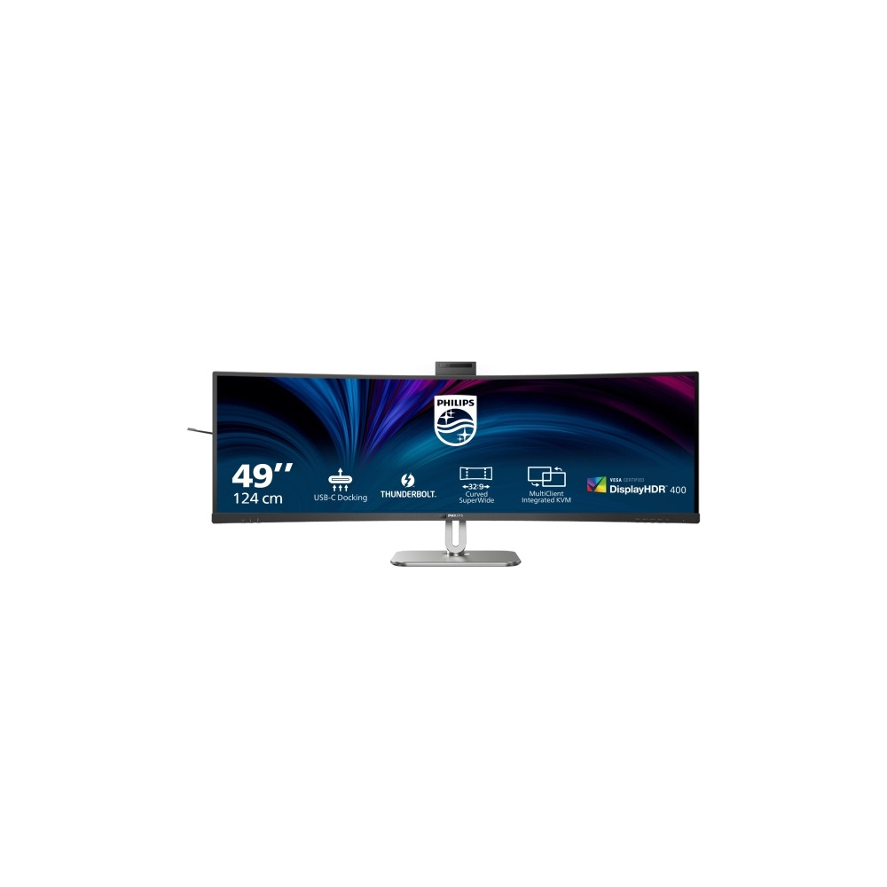 Produktbild för Philips 49B2U6903CH - 6000 Series - LED-skärm - böjd - 49" - HDR