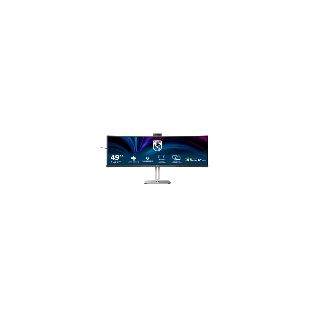 Produktbild för Philips 49B2U6903CH - 6000 Series - LED-skärm - böjd - 49" - HDR