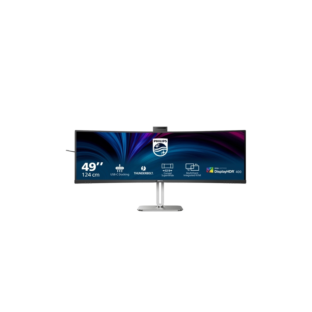 Produktbild för Philips 49B2U6903CH - 6000 Series - LED-skärm - böjd - 49" - HDR