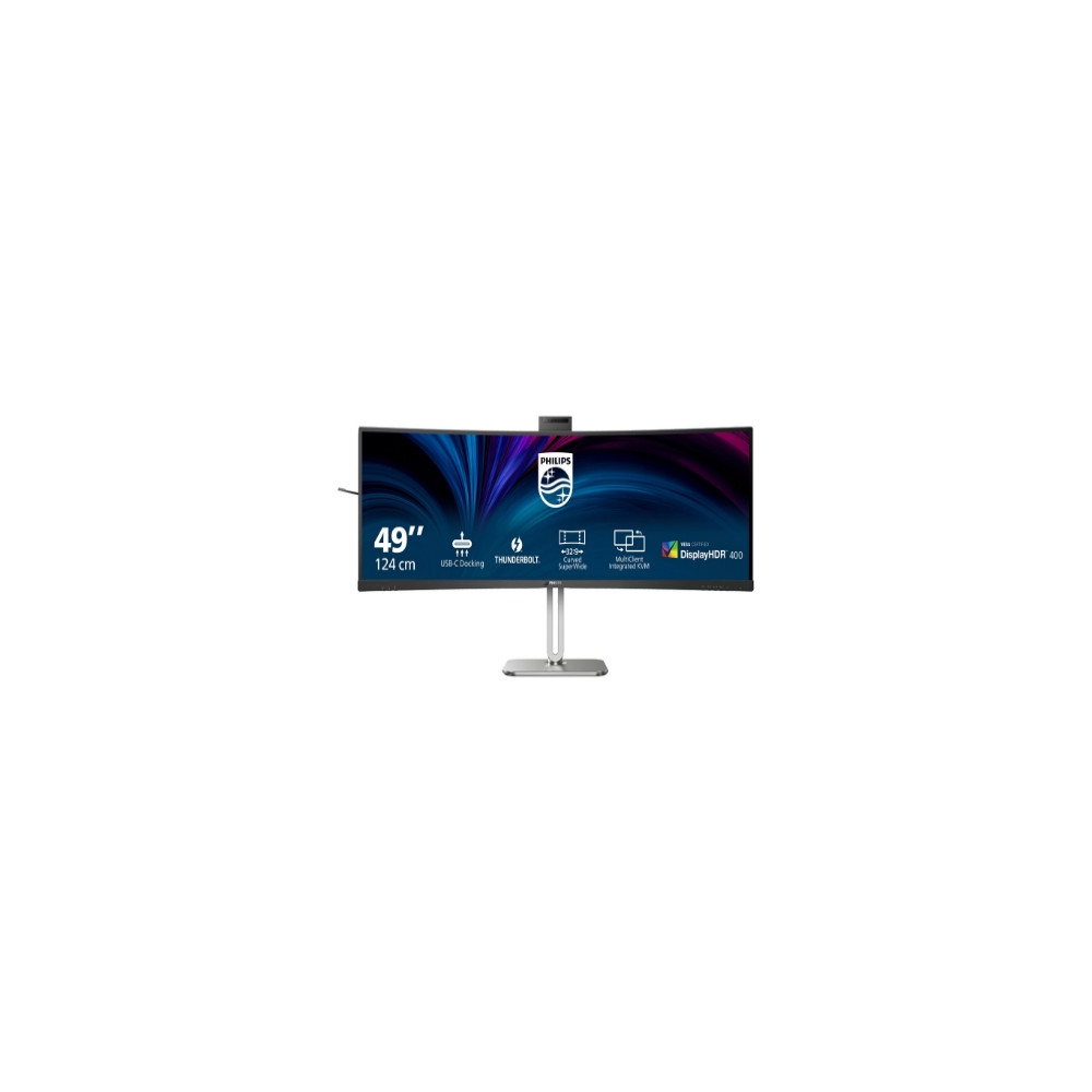 Produktbild för Philips 49B2U6903CH - 6000 Series - LED-skärm - böjd - 49" - HDR