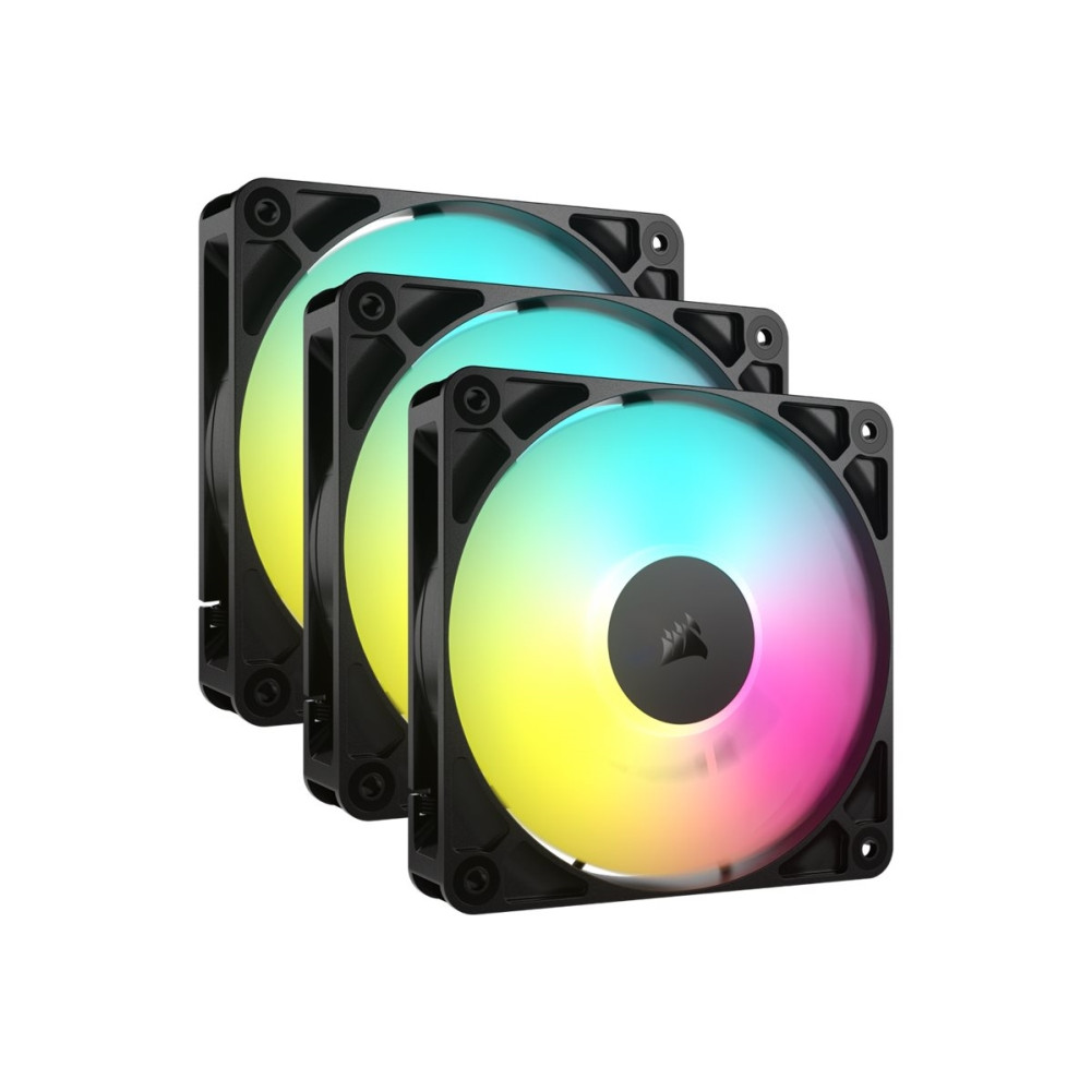 Produktbild för CORSAIR RS120 ARGB Triple Pack - lådfläkt