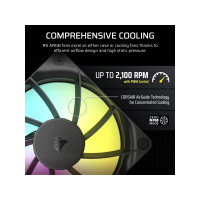Produktbild för CORSAIR RS120 ARGB Triple Pack - lådfläkt