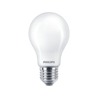 Produktbild för Philips - LED-glödlampa - form: A60 - glaserad finish - E27 - 7 W - varmt vitt ljus - 2700 K