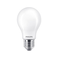 Produktbild för Philips - LED-glödlampa - form: A60 - glaserad finish - E27 - 7 W - varmt vitt ljus - 2700 K