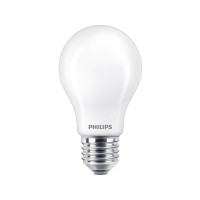 Produktbild för Philips - LED-glödlampa - form: A60 - glaserad finish - E27 - 7 W - varmt vitt ljus - 2700 K