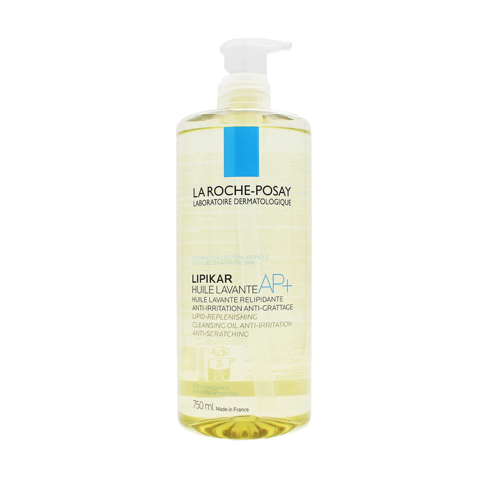 Produktbild för La Roche-Posay Lipikar AP+ emollient relipidating cleansing oil against irritation 750 ml