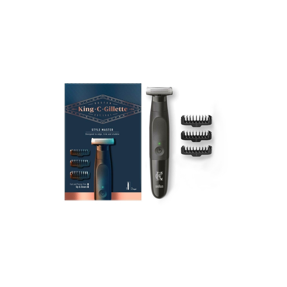 Produktbild för Gillette Style Master 4D Blade, Svart, 1 mm, 3 mm, 1 mm, Ros...