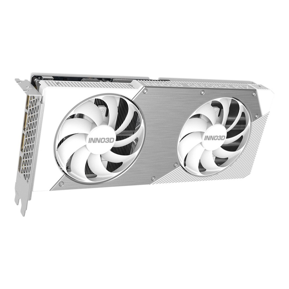 Produktbild för Inno3D GeForce RTX 5060 Ti 16GB TWIN X2 OC - grafikkort - GeForce RTX 5060 Ti - 16 GB - vit