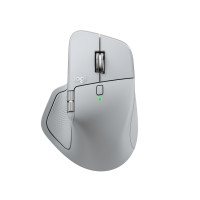 Produktbild för Logitech MX Master 4 - mus - Bluetooth, 2.4 GHz - blekgrå
