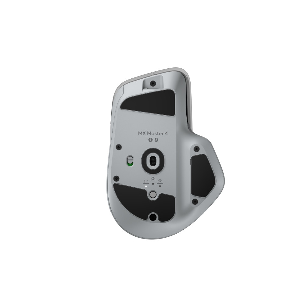 Produktbild för Logitech MX Master 4 - mus - Bluetooth, 2.4 GHz - blekgrå