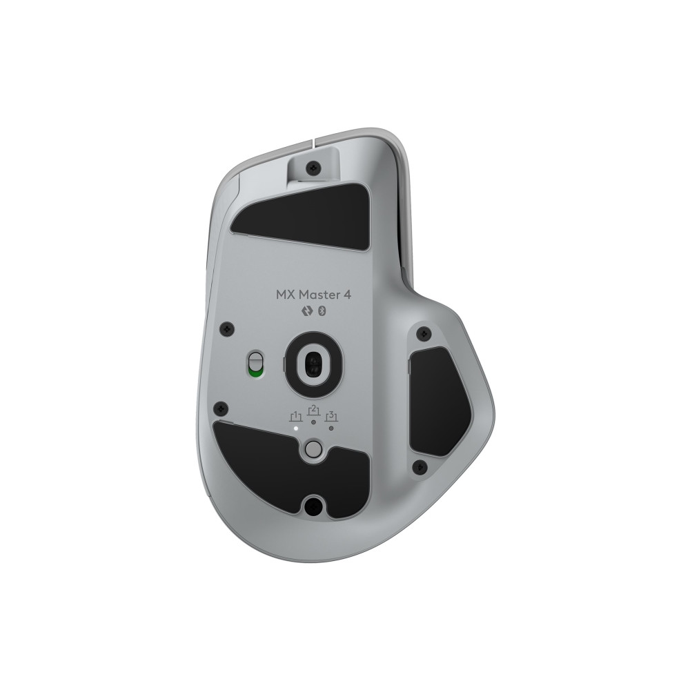 Produktbild för Logitech MX Master 4 - mus - Bluetooth, 2.4 GHz - blekgrå