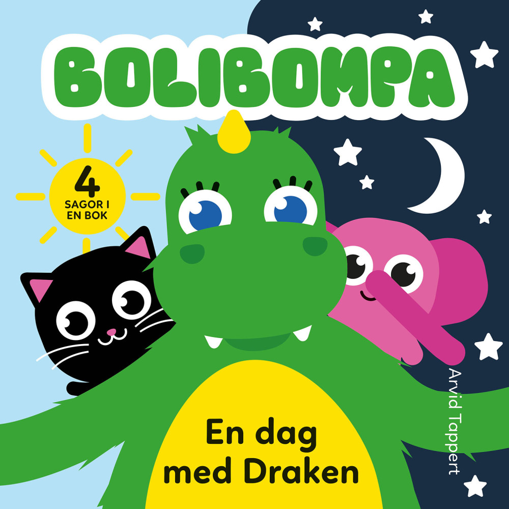 Produktbild för Bolibompa : En dag med Draken 4 sagor