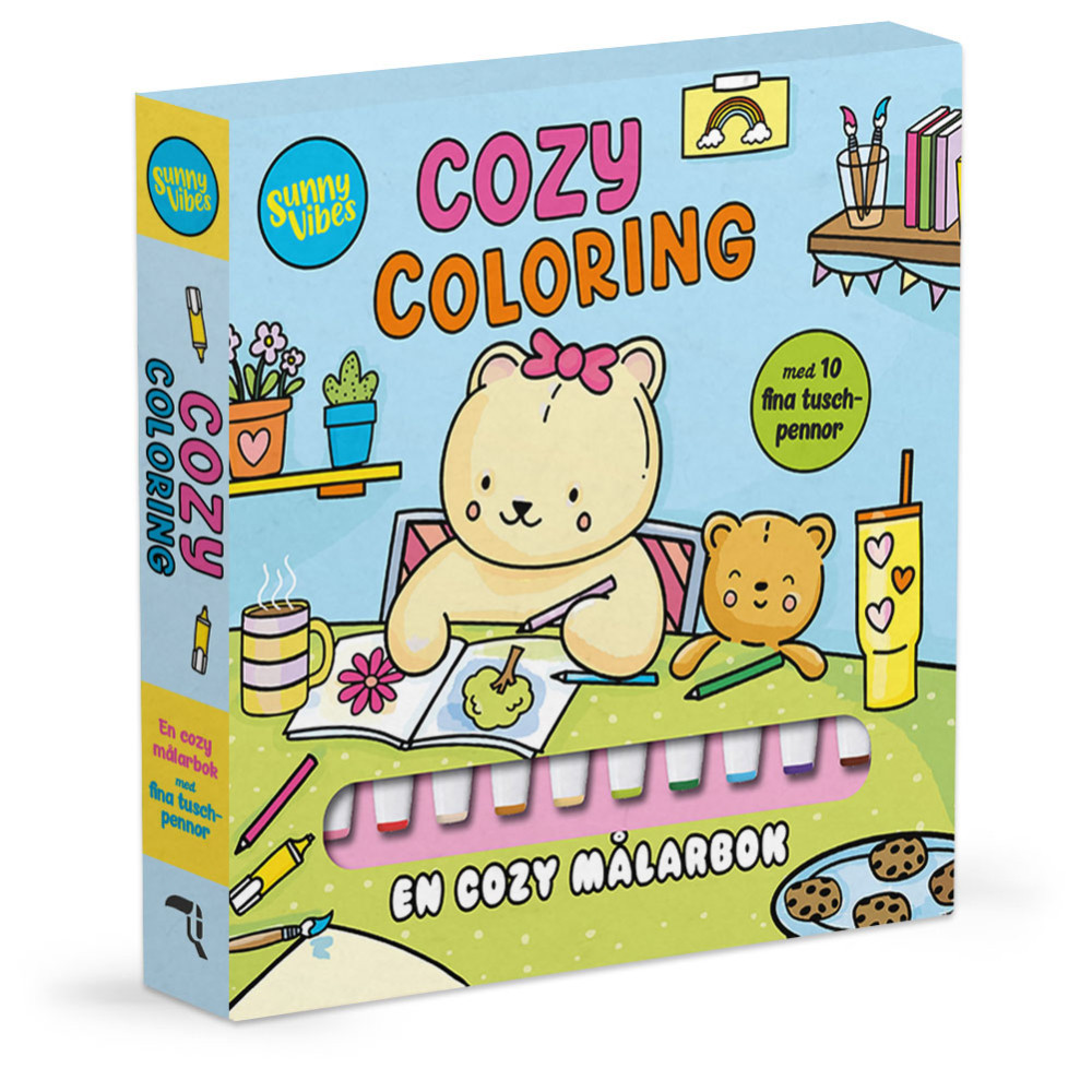 Produktbild för Målarbok : Cozy coloring
