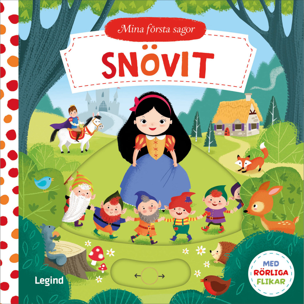 Produktbild för Mina första sagor : Snövit - med rörliga flikar