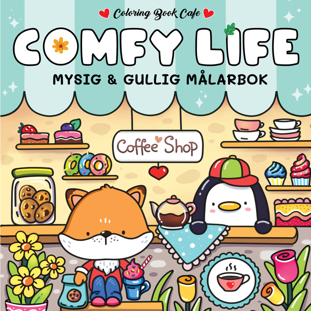 Produktbild för Målarbok : Cozy Comfy Life