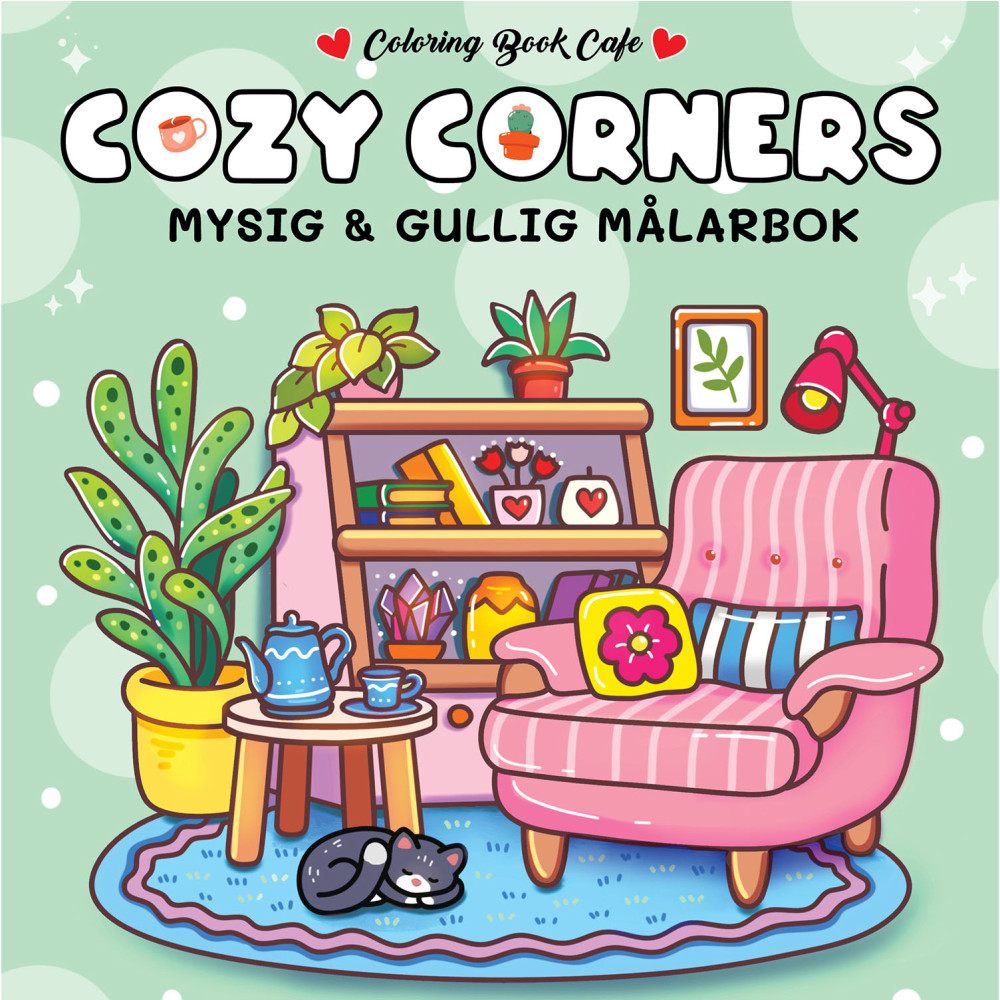 Produktbild för Målarbok : Cozy Corners