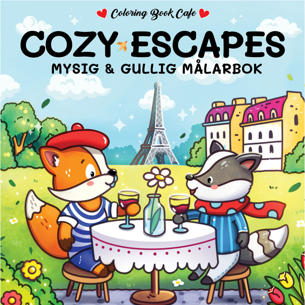 Produktbild för Målarbok : Cozy Escapes