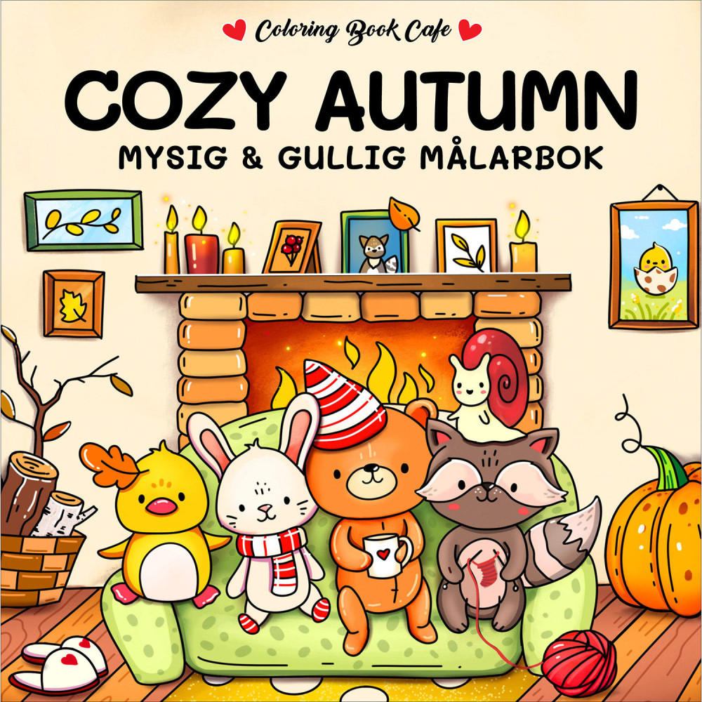 Produktbild för Målarbok : Cozy Autumn
