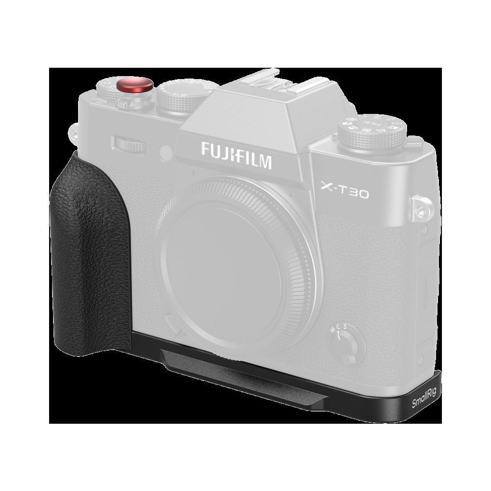 Produktbild för SmallRig 5663 L-Shaped Mount Plate with Silicone Handle for FUJIFILM X-T30 / T30 II / T30 III Black