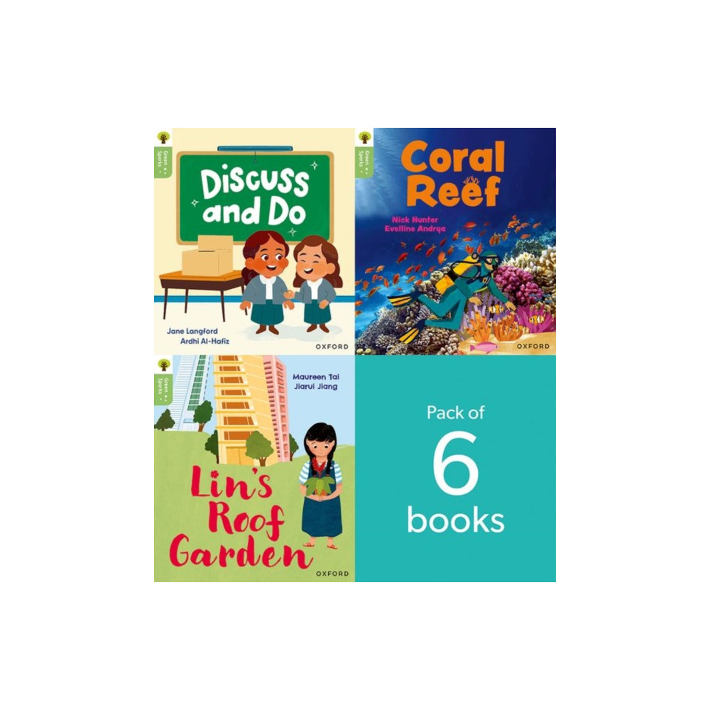 Produktbild för Oxford Reading Tree Green Sparks: Level 4 LEVEL 4 PACK of 6 (häftad, eng)