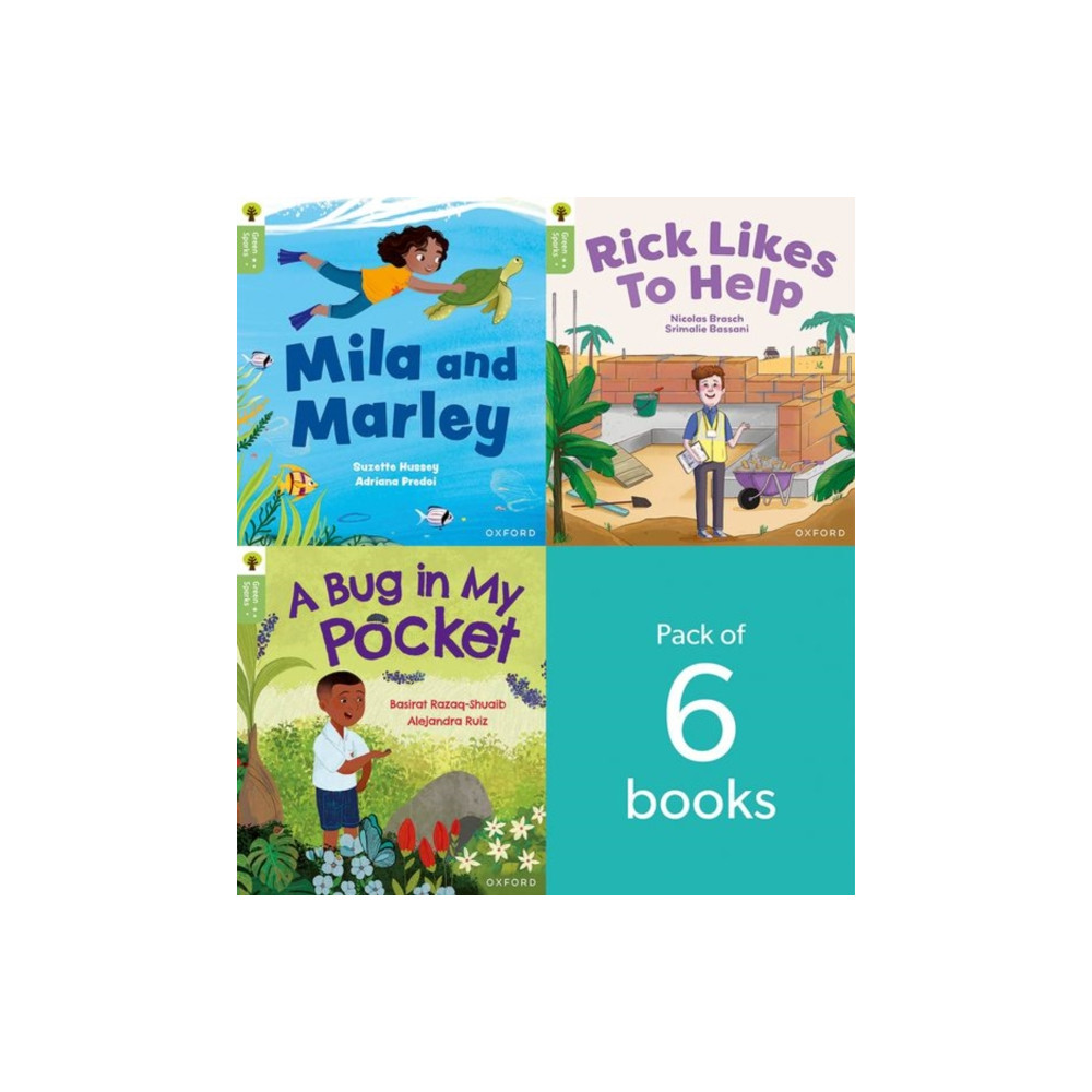 Produktbild för Oxford Reading Tree Green Sparks: Level 5 LEVEL 5 PACK of 6 (häftad, eng)